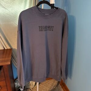 Taylor Swift Eras Blue Crewneck Sweatshirt- XL
